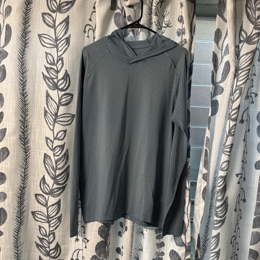 lululemon athletica metal vent tech BlueGray Hoodie